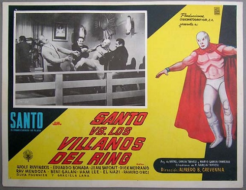 santo-el-enmascarado-de-plata-vs-los-villanos-del-ring-poster