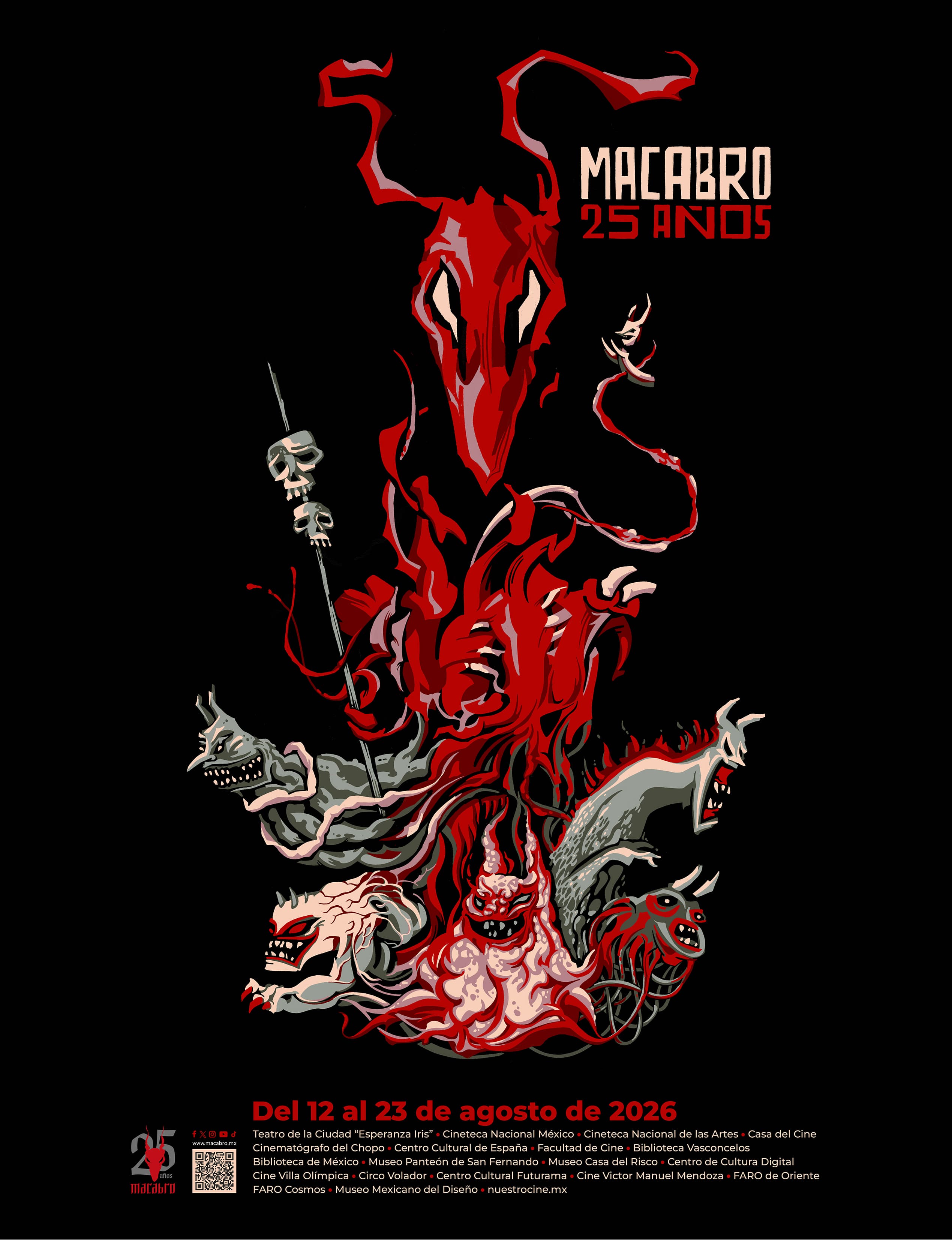 Macabro FICH presenta su cartel oficial, sus sedes... y una cacería de brujas