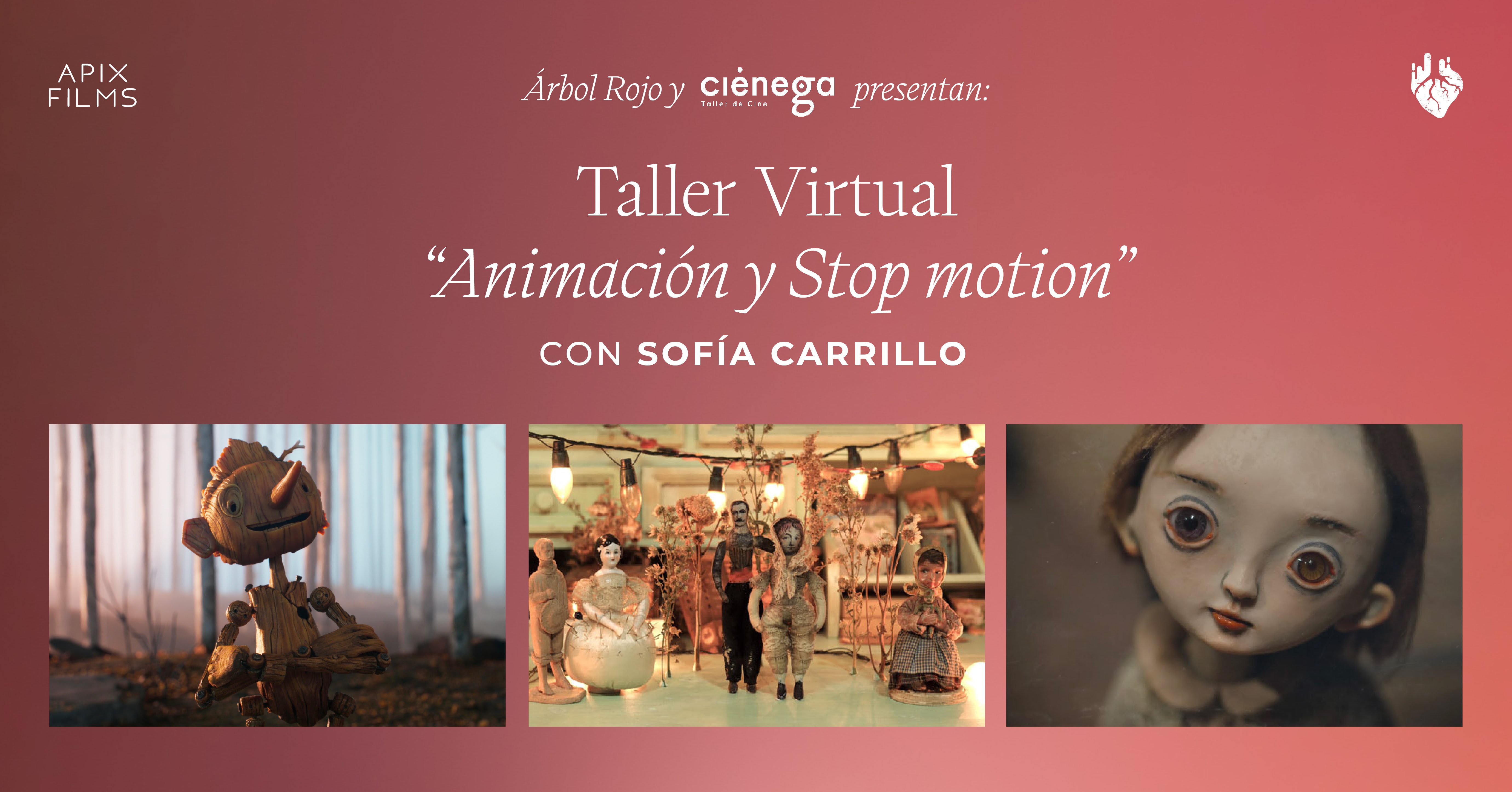 Convocatoria Taller virtual de animación con Sofía Carrillo